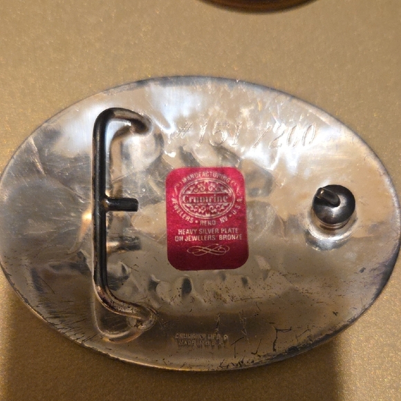 Carson City Nevada 50th Anniversary Belt Buckle VINTAGE - Picture 7 of 7